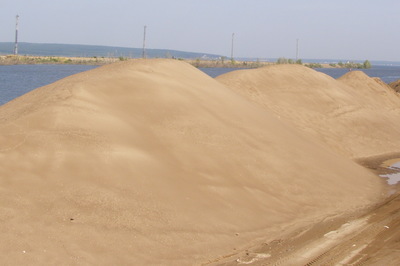 Песок речной и карьерный валом. Быстрая доставка - main